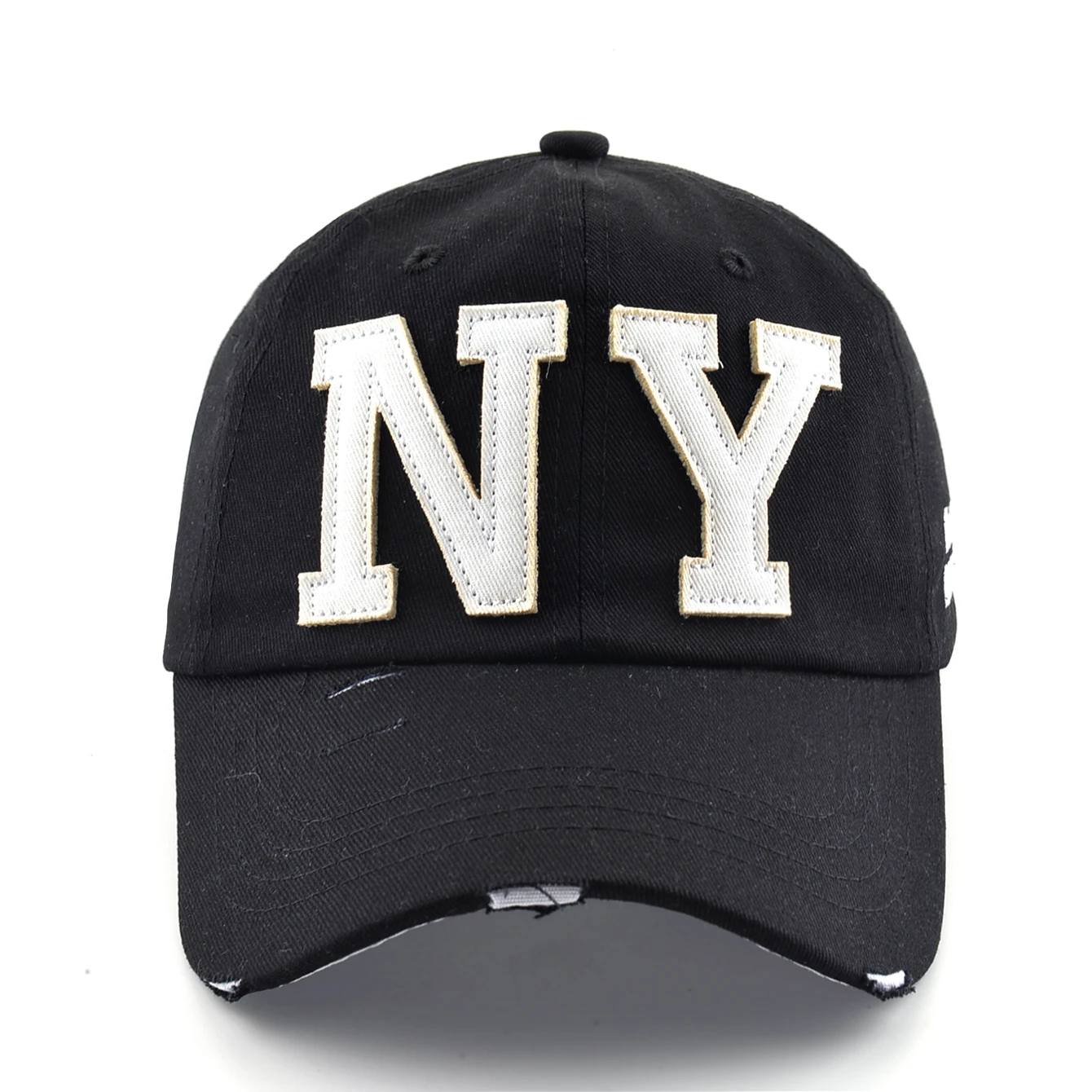 Belsen NYC Embroidered Dad Hat - Washed Cotton Low Profile Baseball Cap, Adjustable (Black, 7 1/4) - View #13