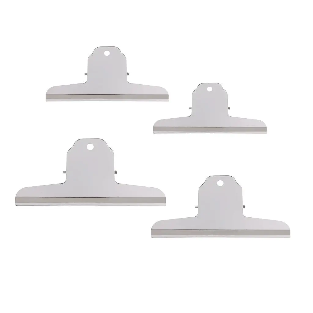Single Multifunction School Home Office Clips Heavy Duty Stainless Steel Clips Binder Clip File
