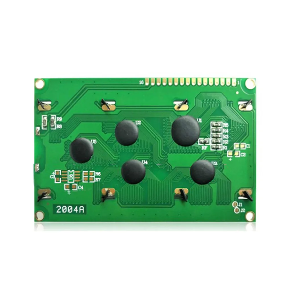 5V LCD Display 2004 20X4 Blue Yellow Screen LCD2004 I2C IIC Adpater Board HD44780 English Japanese Font 3D Printer lcd display module display module adapter board