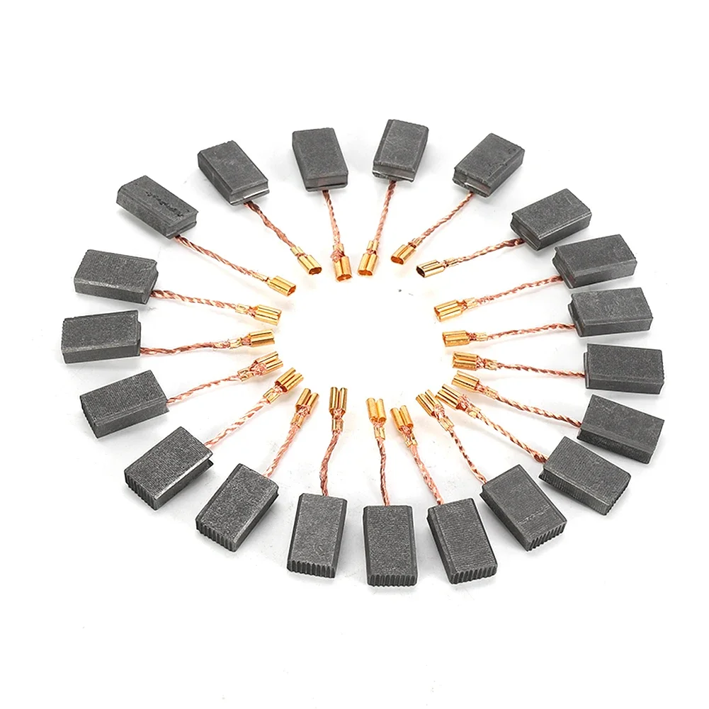20 Pieces Of Carbon Brush 5*10*15mm Motor Carbon 125 14-150 Motor Angle Grinder Accessories Power Tool Brush