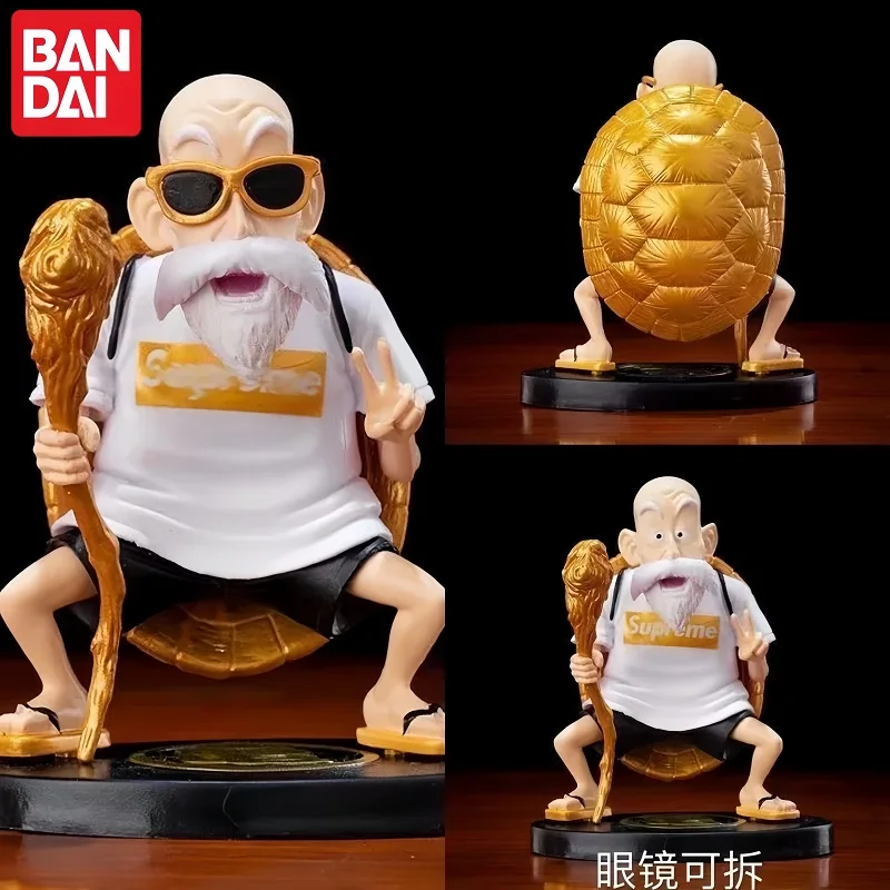 

Фигурка героя аниме Bandai Dragon Ball Z, модная модель мастера Роши из ПВХ, коллекционная декоративная экшн-фигурка, подарок для детей