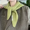 Winter Korea Knitted  Triangle Scarf Wool Warm Shawl Scarf Women Neck Protection Smallscarf Cashmere Scarf 3