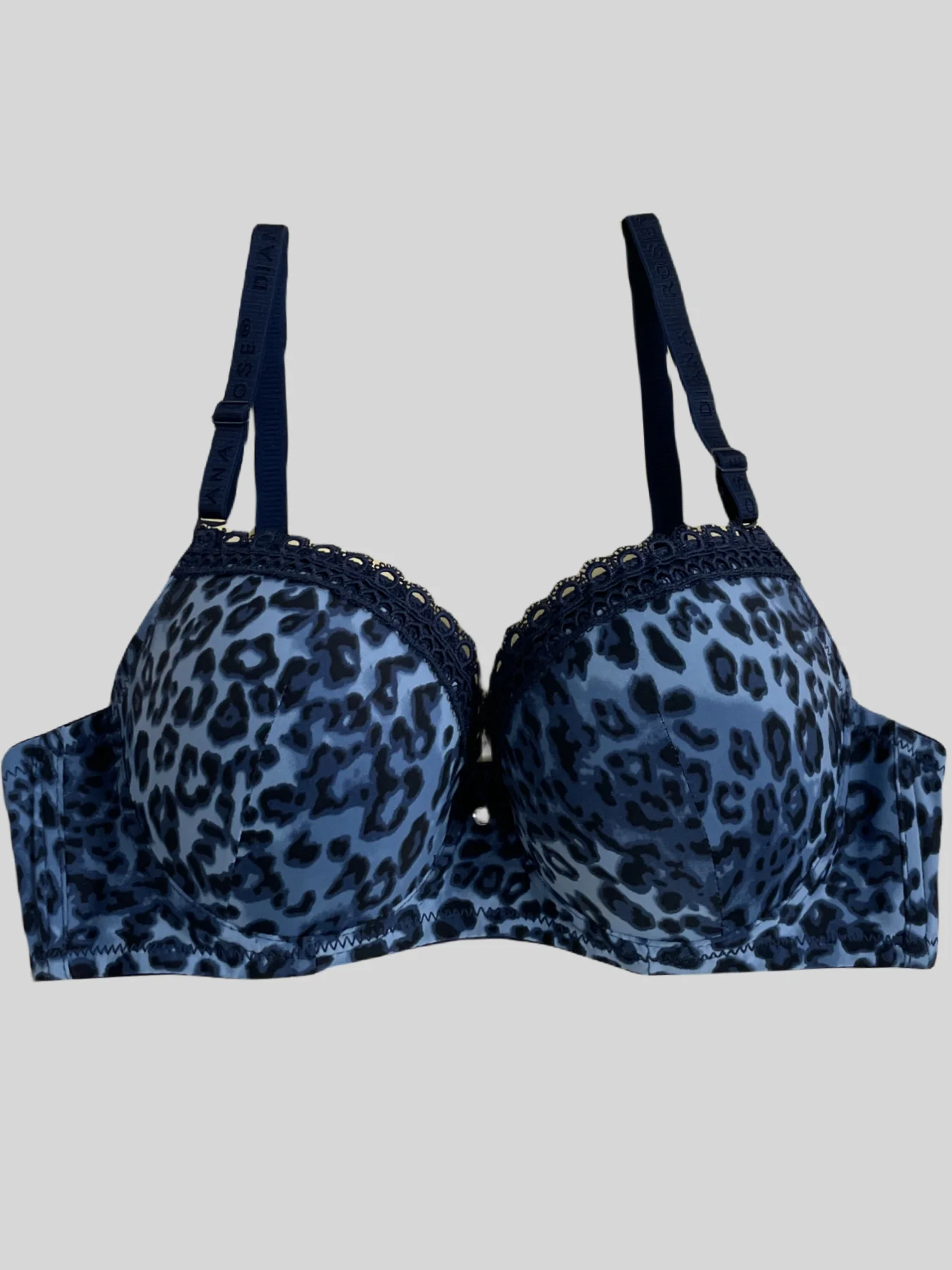 Diana Rose Leopard print Push Up Bra For Women With steel ring B Cup Bra Lady's Underwear High Quality