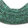 Natural Malachite Faceted Round / Cube Beads 2mm,3mm,4mm，Fine Jewelry Making 3