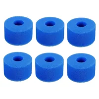 Hot Sale 6 Pcs for Intex Pure Spa Reusable Washable Foam Hot Tub Filter Cartridge Type Promotion 100% brand new and high quality 2