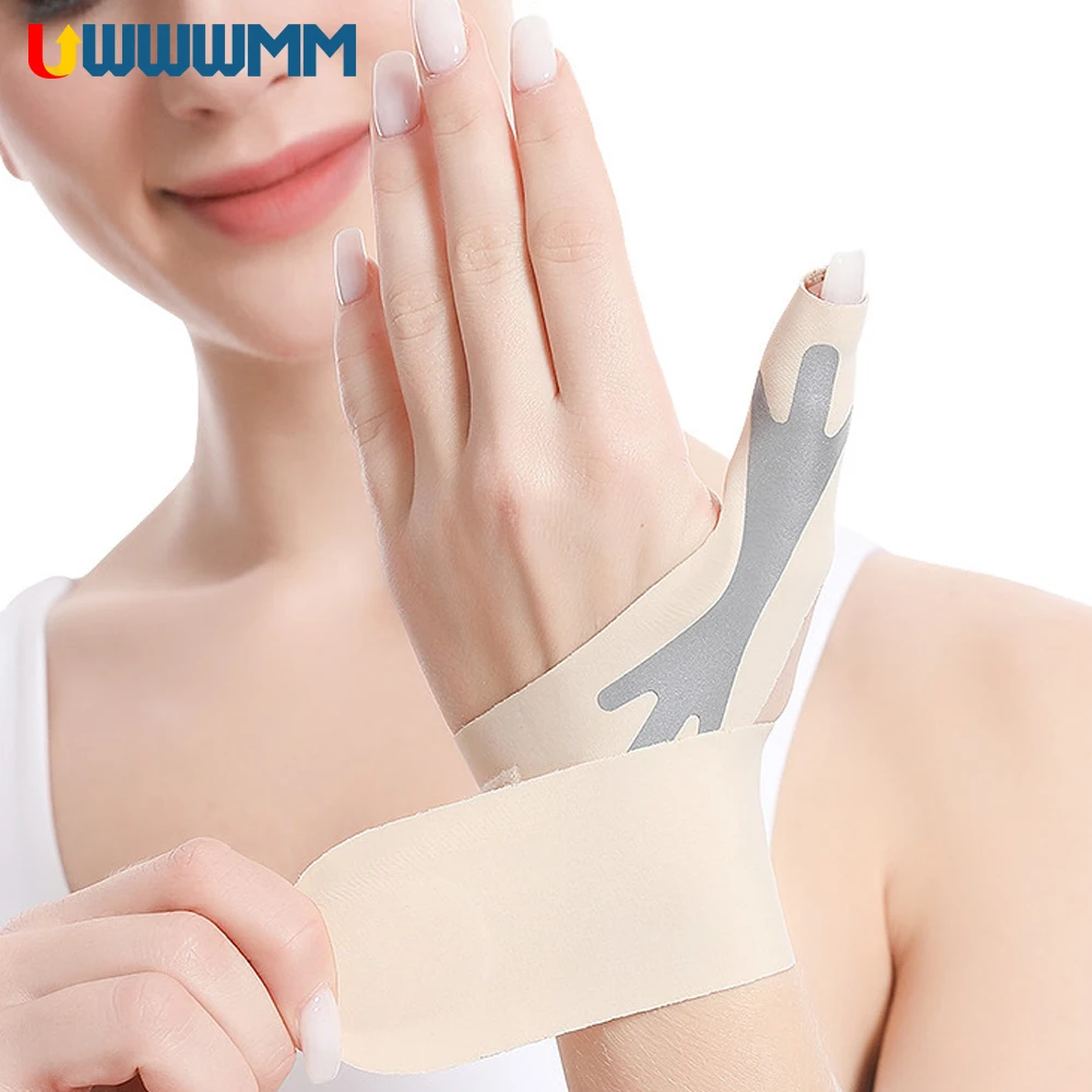 1Pcs Adjustable Compression Wrist Brace Thumb Support Spica Splint Left Right Thumb Arthritis Wrist Splint Sprained Pain