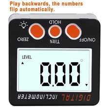 

Digital Inclinometer 0-360 Electronic Protractor Aluminum Alloy Digital Bevel Box Angle Gauge Meter Magnets Base Measuring Tools