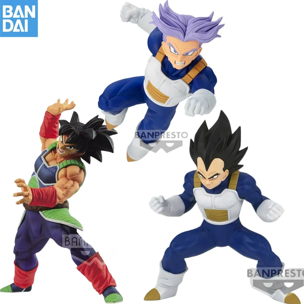 

Bandai Anime DRAGON BALL Super Warrior Chronicles 3 Vegeta IV Trunks Burdock Frieza Figure Series Boxed Model Birthday Toys Gift