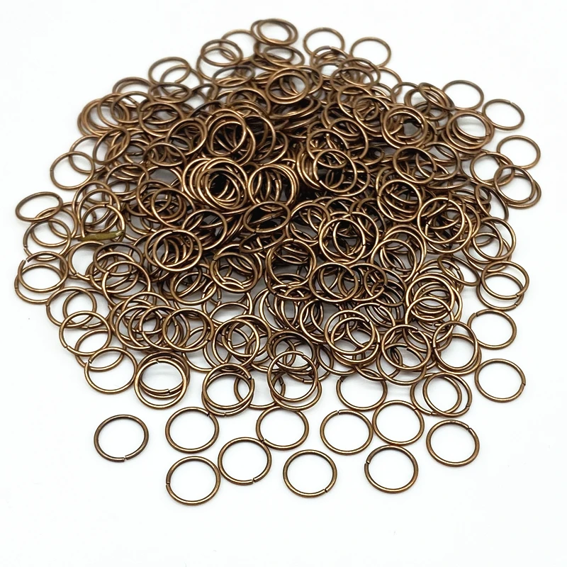 200pcs/lot 4 5 6 7 8 mm Jump Rings Split Rings Connectors for Diy Jewelry Finding Making Accessories Wholesale Supplies