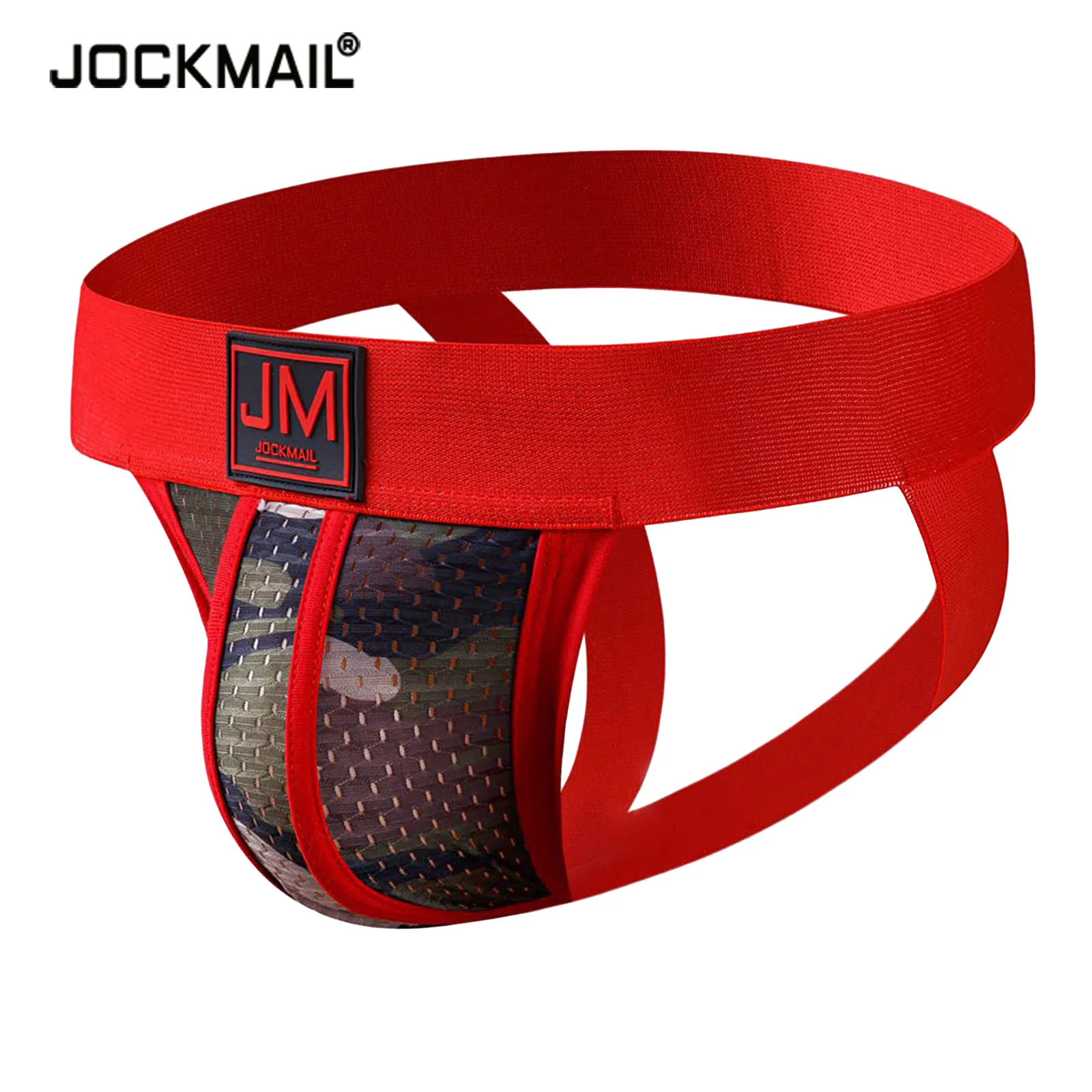 

JOCKMAIL Men's Panties Ultra-wide Belt Sexy Men Underwear Slip Briefs Gay Thong Homme G String Thongs Camouflage Lingerie