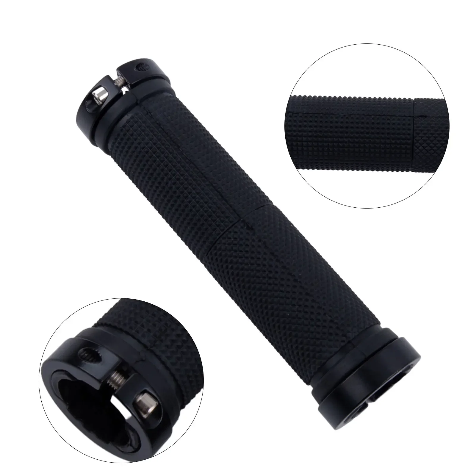 Lockout Grips Bicycle Grip Black/red/yellow Non-slip Handle Set Plastic 1 Pair 13*3.3*6.6cm bicycle handlebar grips bike handlebar grips bike handle grips