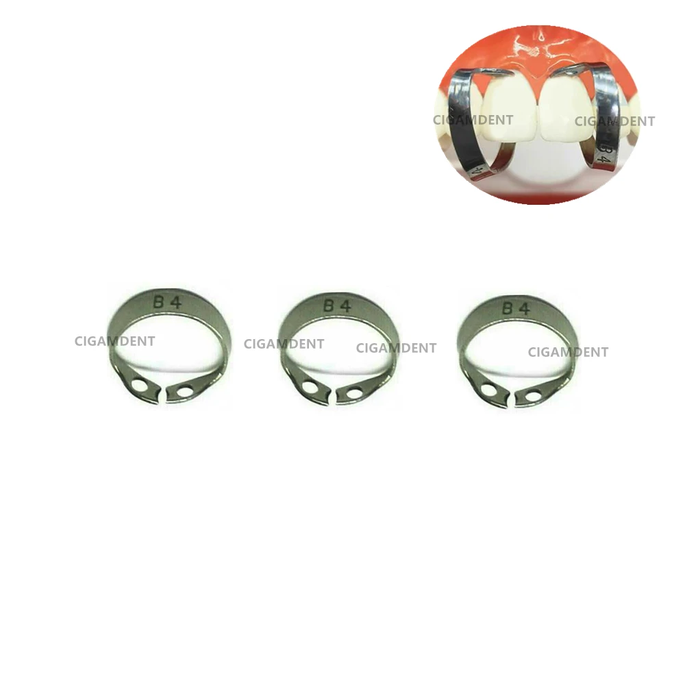 

50Pcs Dental Rubber Dam Clamps Starter Brinker Tooth Retractor Anterior Teeth #B4