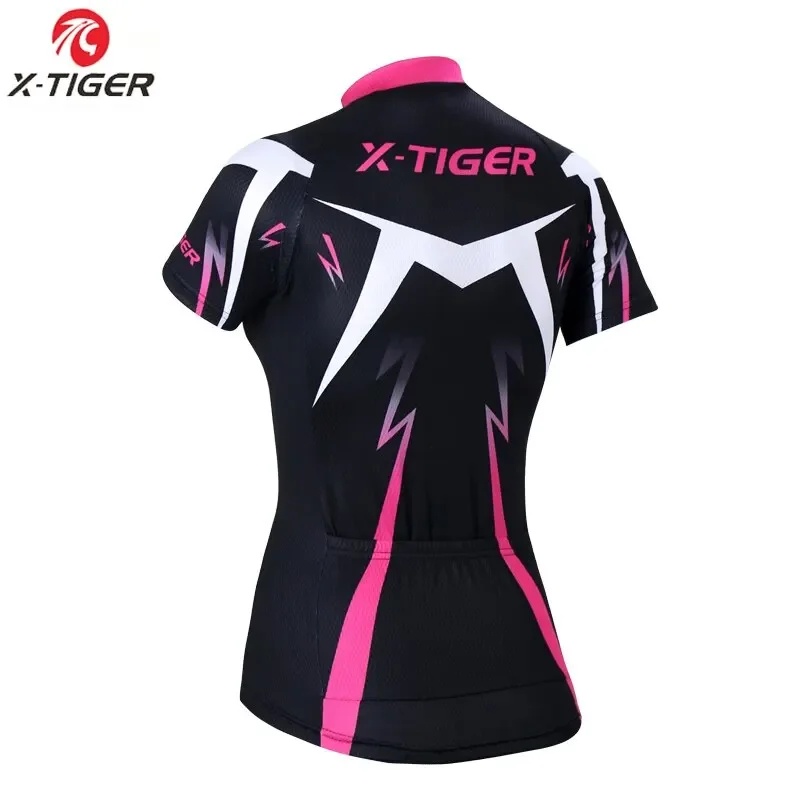 cycling shirt X-TIGER Women's Summer Breathable Quick-drying Bicycle TMB Mountain Road Cycling Clothing