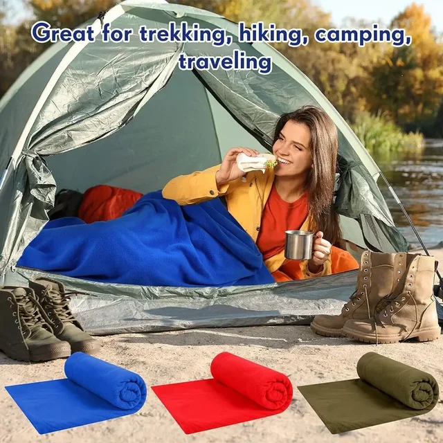 Ultralight Fleece Sleeping Bag Blanket 5