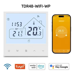 Enhanced Smart Thermostat Controller for Multi - Zone Heating Systems with Actuator (TDR48 - WIFI - WP)