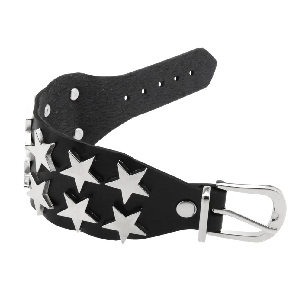 Einfaches Lederarmband mit Sternschnalle - Armband für Paare - Geschenk 3