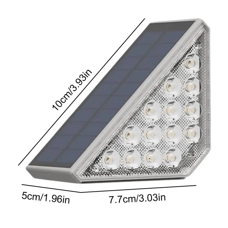 외부 LED 태양광 계단 조명, 야외 조명 장식, 방수 Tsolar 계단 조명, 갑판 조명, 자동 켜기/끄기