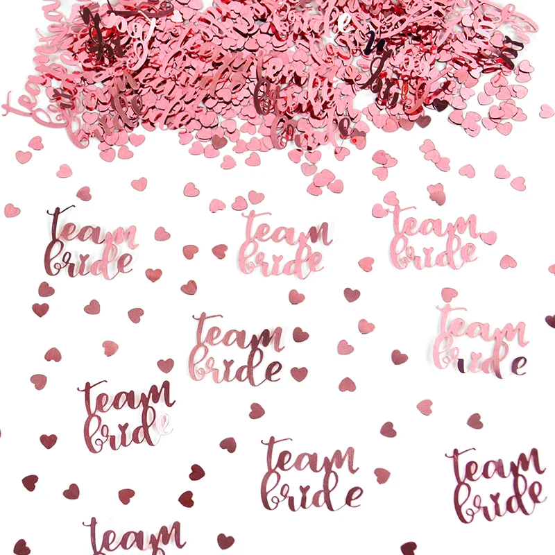 team bride heart