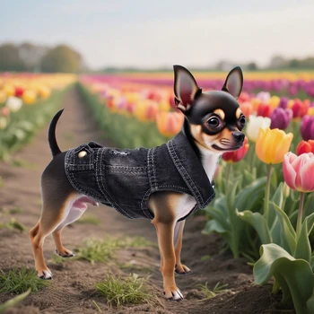 Sphynx Cat Denim Jacket 1