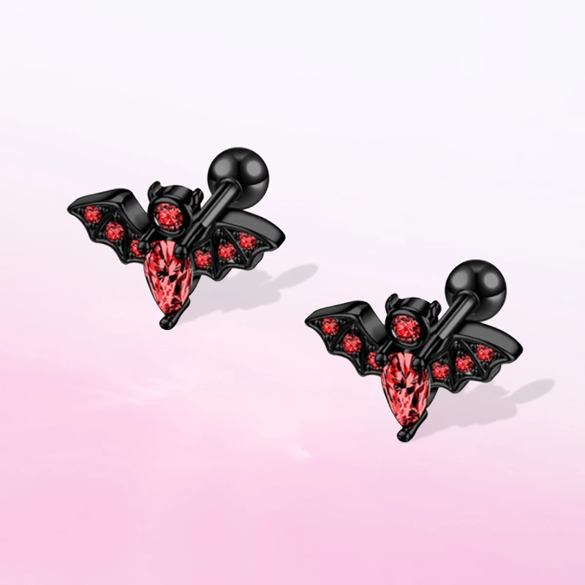 1PC Devil Septum Ring for Halloween Party Stainelss Steel Angle