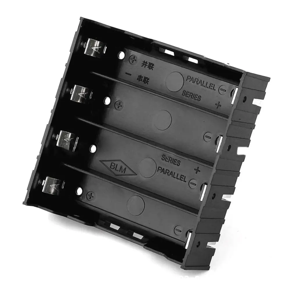 Practical 1 2 3 4 Slot 18650 Battery Holder Hard Pin Easy welding Power Bank Case ABS Battery Container Cover