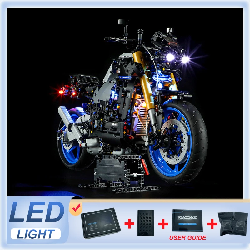 

Комплект со светодиодной подсветкой для лего 42159 Yamaha MT-10 SP (только светодиодная подсветка, без модели блоков)