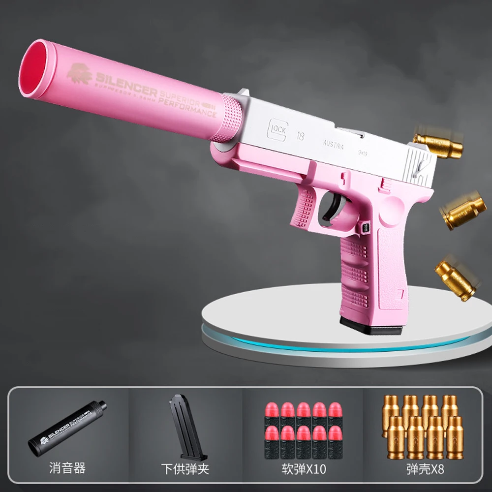 Soft Bullet Toy Gun Shell Ejection Foam Darts Pistol Desert Eagle Airsoft Gun Toy Gun Toy For Boys Outdoor Games Girls Gift 3