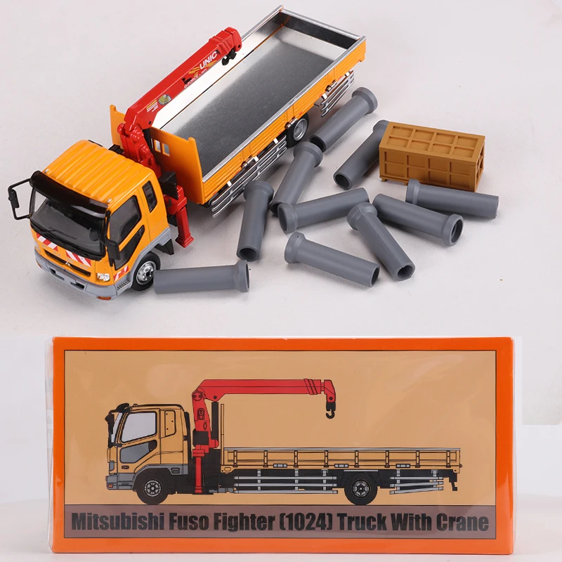 【GCD】1/64FUSO FIGHTER1024トラックUNICクレーン付 GCD】1/64FUSO FIGHTER1024トラックUNIC付《RED》