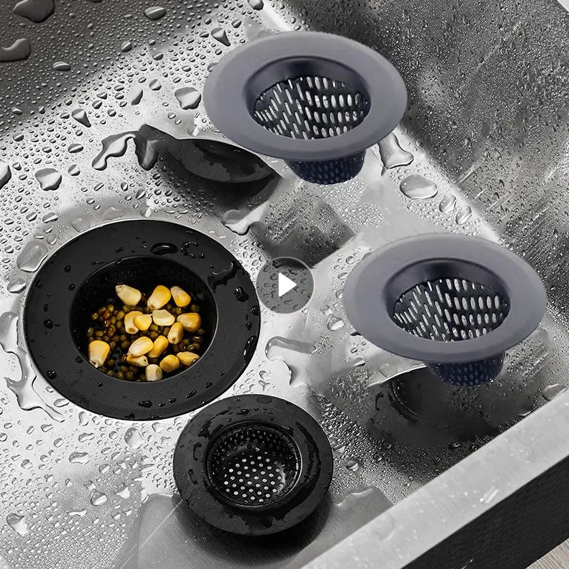 

Kitchen Metal Sink Filter Trap Stainless Steel Mesh Strainer Food Slag Drainer Bathroom Shower Floor Drain Hair Catcher Stopper