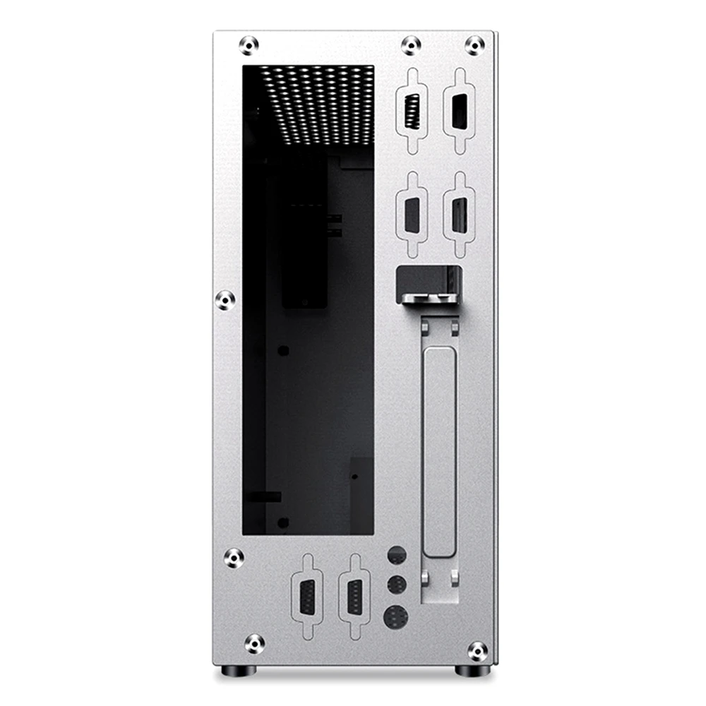 미니 ITX 컴퓨터 케이스 올 알루미늄 소프트 HTPC 오피스 싱글 슬롯 PCIE 데스크탑 케이스-ABIU