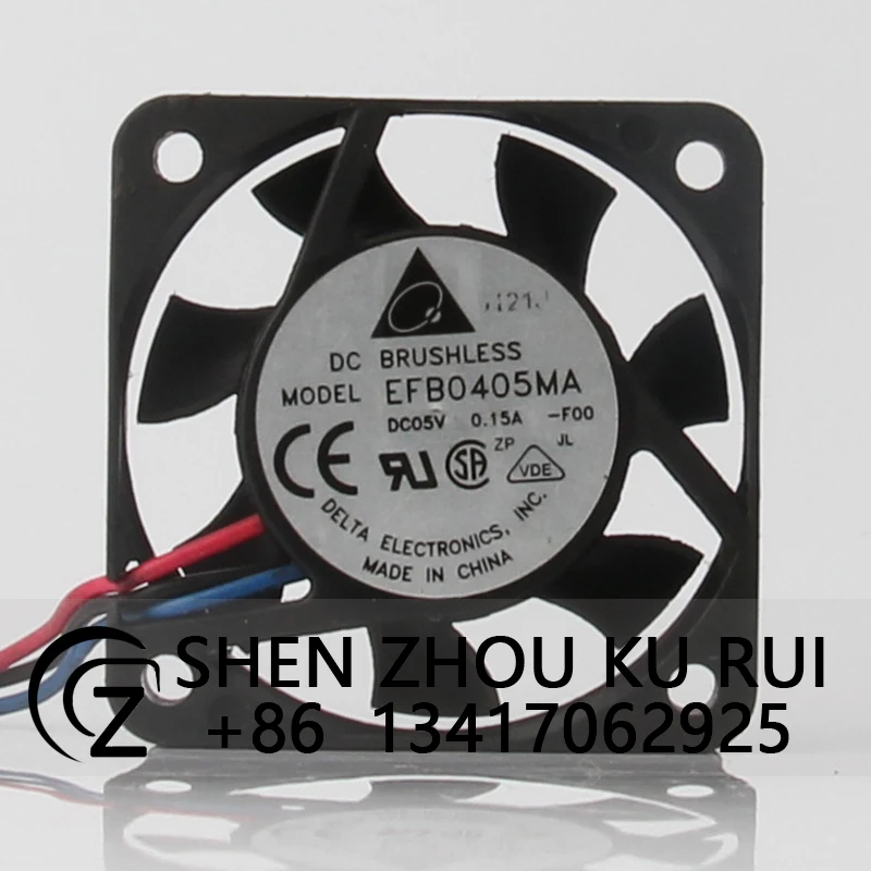 

EFB0405MA Case Cooling Fan Switch Double Ball Axial Flow Centrifugal Ventilation for DELTA DC5V 0.15A EC AC 40x40x10mm 4CM 4010