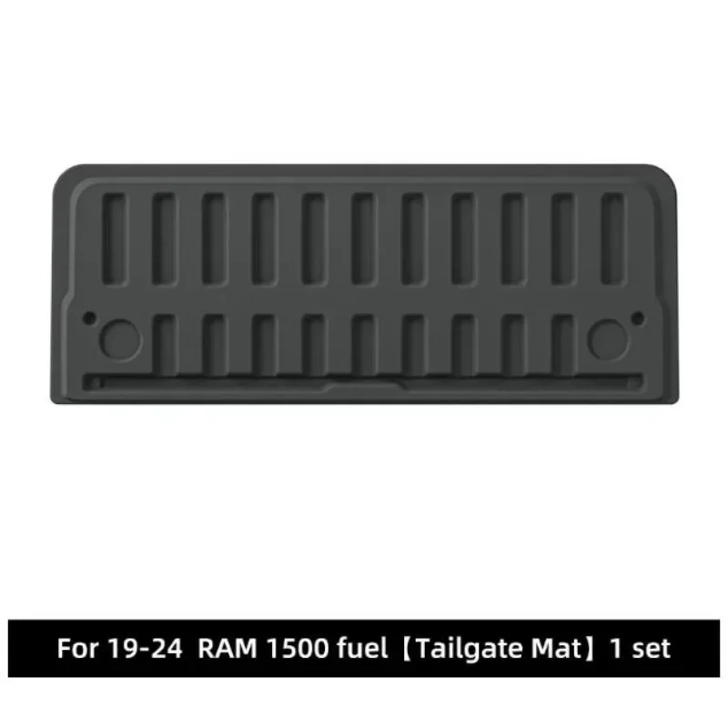 Estera de maletero de coche TPE para Dodge RAM 1500 2019-2023, alfombrillas antideslizantes para todo tipo de clima, almohadilla trasera a prueba de suciedad