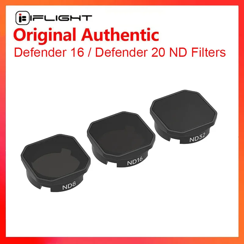 

Набор фильтров iFlight Defender 16 / Defender 20 ND ND8 / ND16 / ND32 для DJI O3 Air Unit DJI O3 Lite FPV