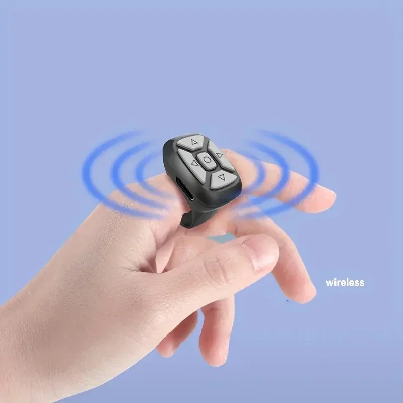 Wireless Bluetooth Mobile Selfie Lazy Artifac Remote Control Ring Mobile Phone Bluetooth Controller T For Xiaomi Apple