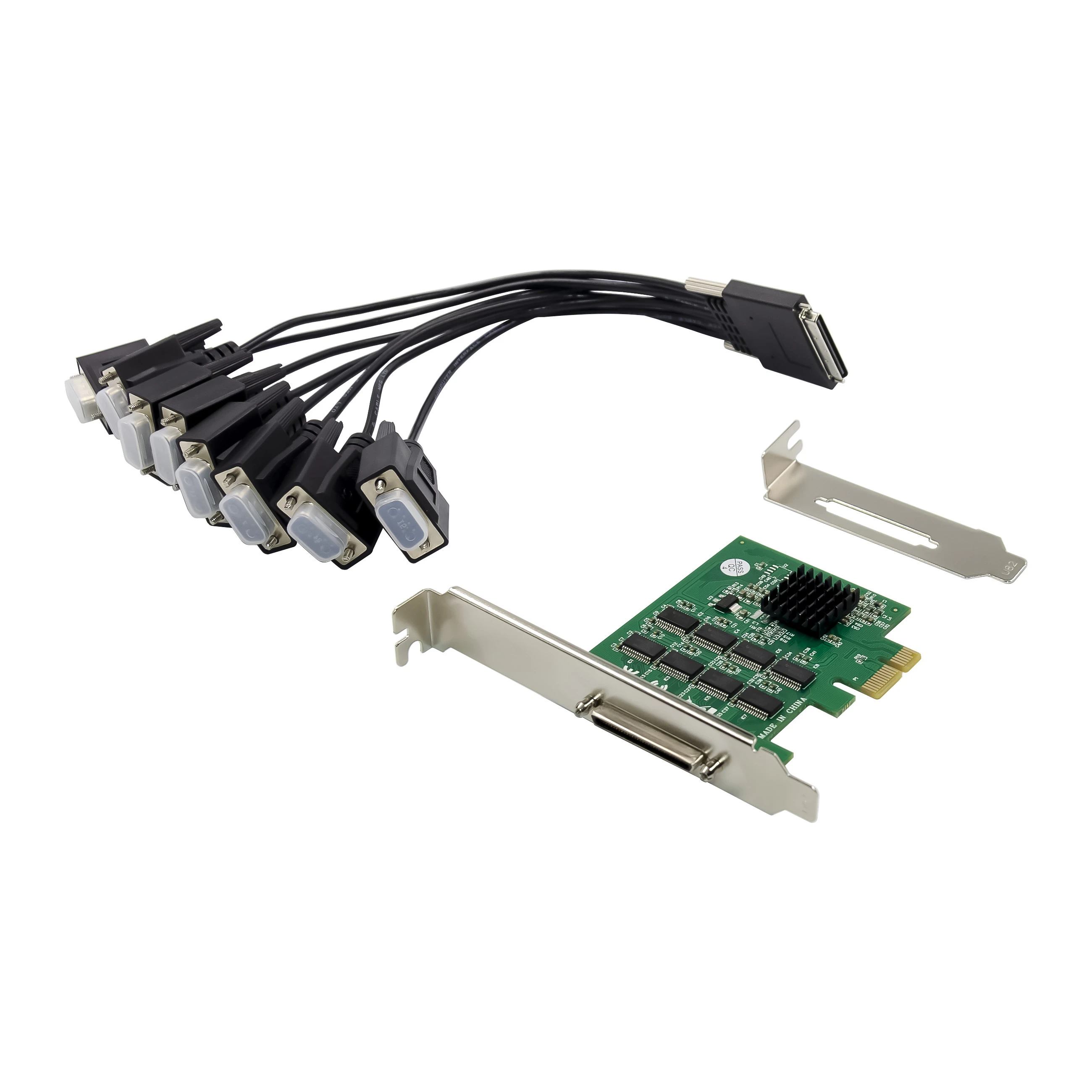 PCI Serial DB9 RS232 Adapter 8 ports Serial DB9 RS232 to PCI Adapter RS