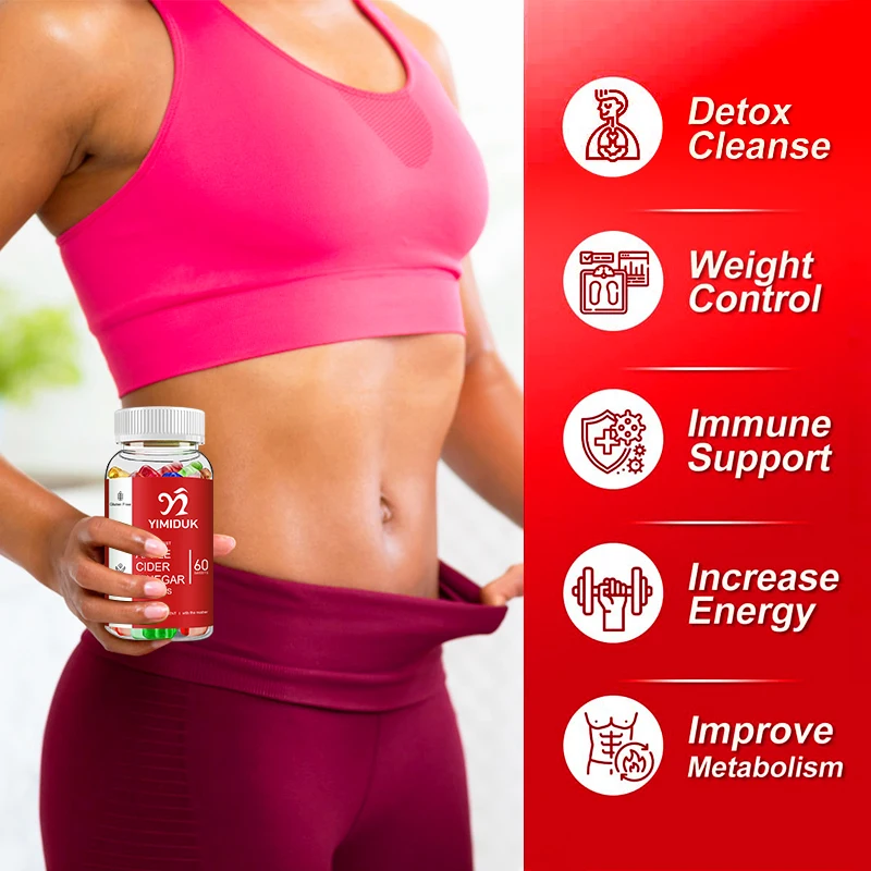 Keto Slimming Gummies Natural Burning Fat Consume Fat Store Energy Malic Acid Healthy Food Grade Weight Loss Candy