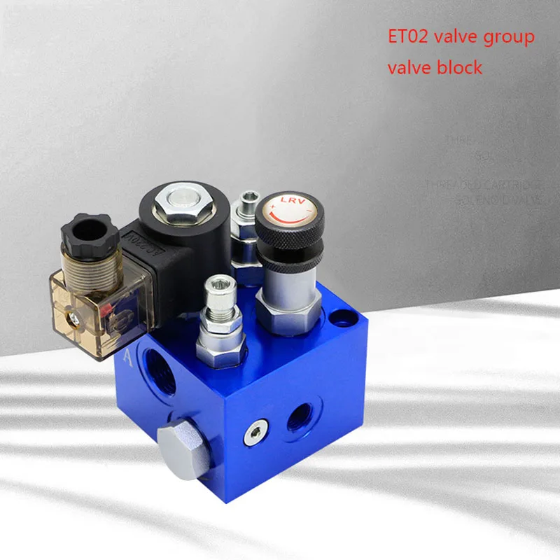 

Hydraulic Lifting Valve Block ET-02 Hydraulic Valve Group Support Valve Group Hydraulic Oil Circuit Block Valve Plate