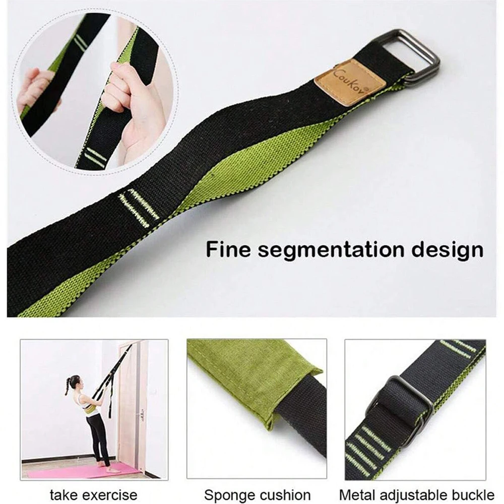 Yoga Belts Dance Lower Waist Training, Back Bend Assist Flexibility Stretching Leg Stretcher Strap for Ballet Dancing Equipment