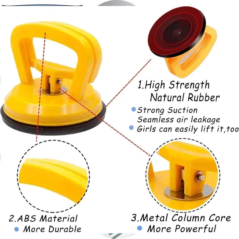 Car Suction Cup Dent Repair Artifacts Universal Heavy Duty Suction Cups Black Orange Color Car Body Paint Dent Repair Tools