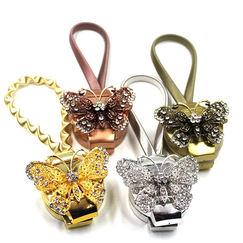 1Pcs Crystal Magnetic Curtain Clip Spiral Spring Rope Tieback Home Decor Curtain Holder Hanging Straps Buckle Room Accessories