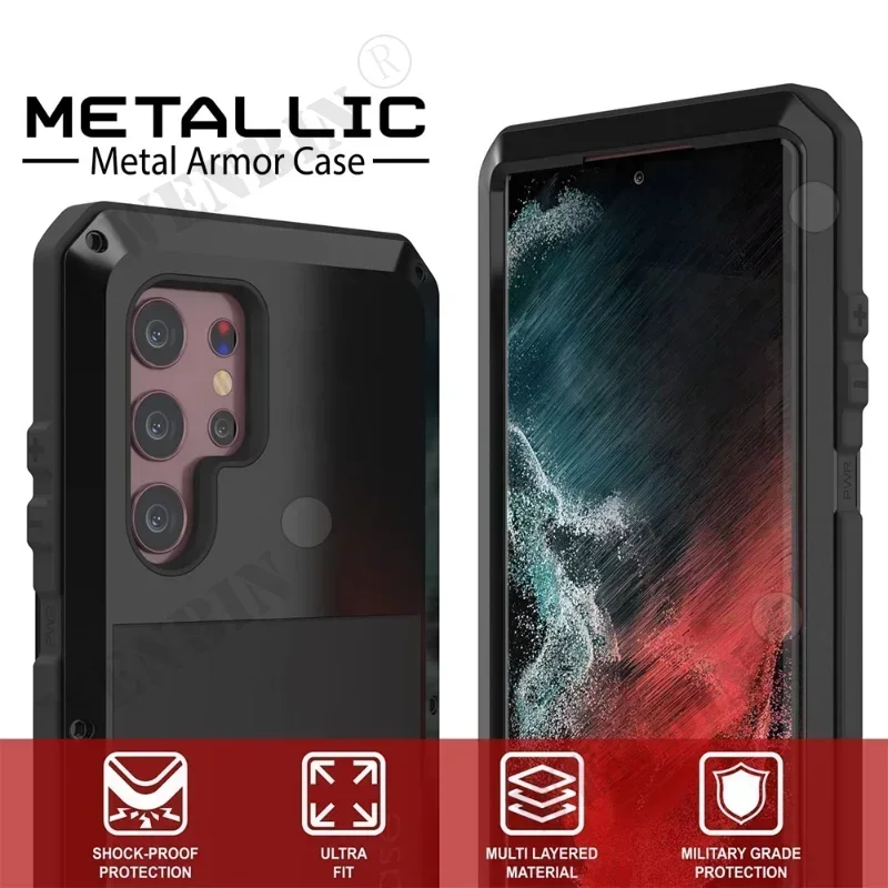 Luxury Doom Armor Heavy Duty Metal Phone Case Cover