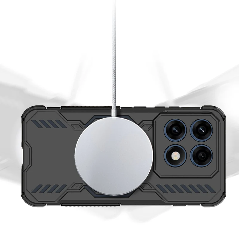 Enhanced Anti-Drop Magnetic Armor Case with Heat Dissipation and Shockproof Cover