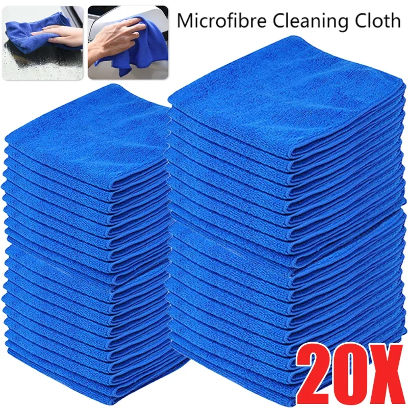 

Microfiber Thin Car Cleaning Towels Soft Drying Cloth Hemming Water Suction Rags Universal Auto Home Washing Towel Rag