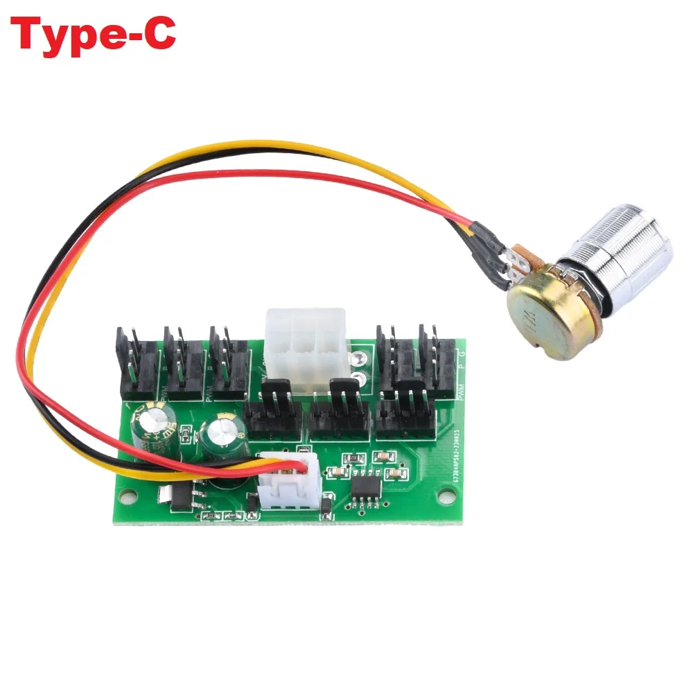 Computer Case Miner Fan Speed Controller 8-Channel Fan Hub PWM High-Power Violent Controller Speed Governor
