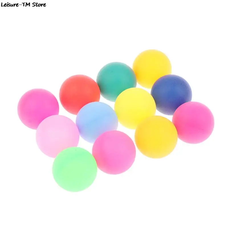 50 pcs /Pack Colorful Ping Pong Balls 40MM Entertainment Table Tennis Balls