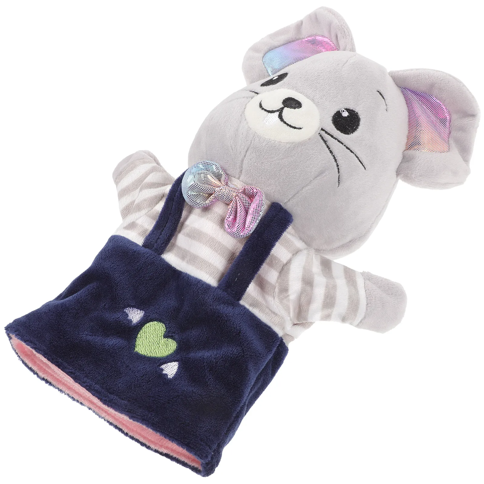 귀여운 마우스 손인형은 부모와 자녀 사이의 감정적 의사소통을 향상시킵니다. 완벽한 선물, 생일 교육용 인형