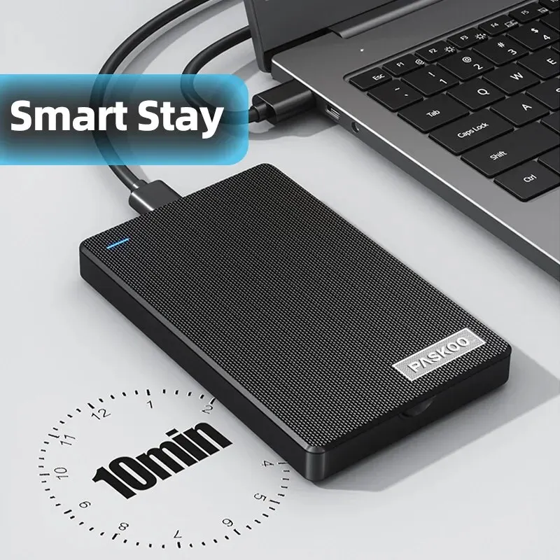 PASKOO  HDD ̽, ϵ ̺ Ŭ,  UASP, PC ƮϿ, USB3.0 SATA, 5Gbps HDD SSD, 2.5 ġ