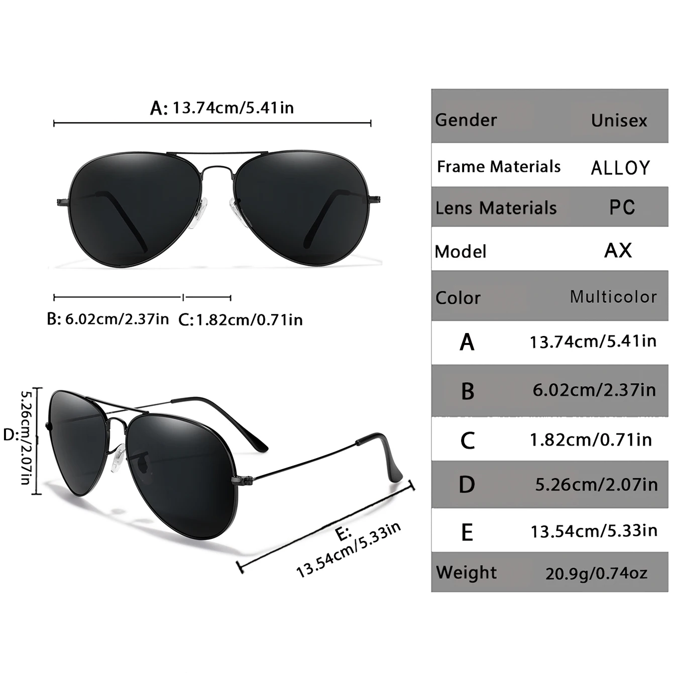 Classic Cycling Sunglasses for Men Women Outdoor Sports Hiking