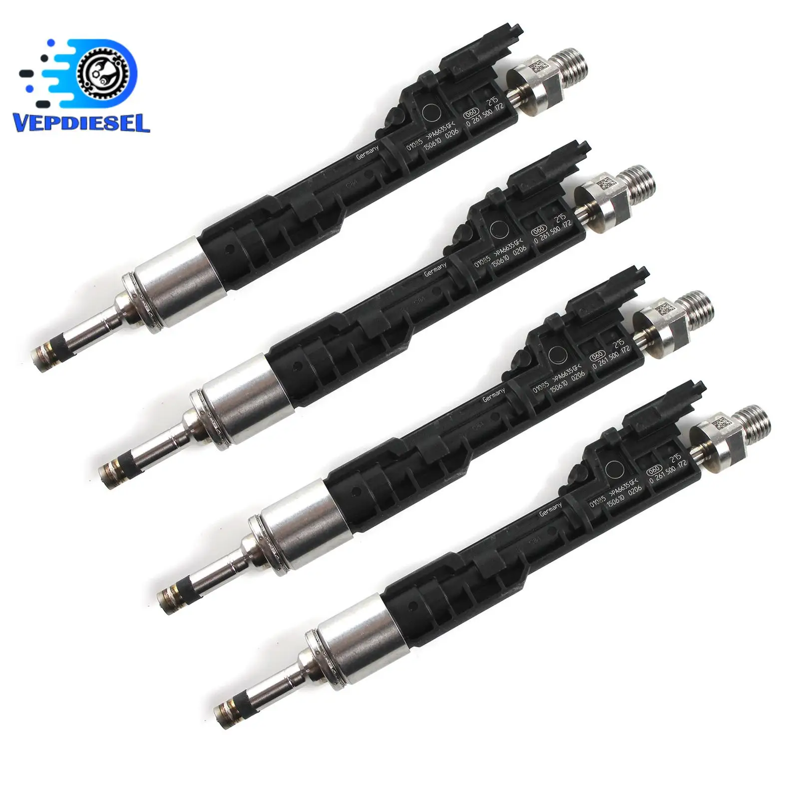 

Топливные форсунки 13647639994 0261500172 FJ1178 для BMW X1 X3 X5 228i 328i 428i 2.0L, 4 шт., автомобильные аксессуары с 3-месячной гарантией