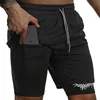 Cross Print 2 in 1 Workout Running Shorts for Men Christian Gym Performance Shorts with Phone Pocket Towel Loop Athletic Outfits 3